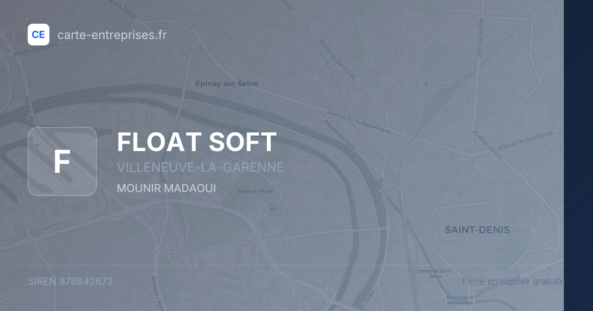FLOAT SOFT — 878842673 — fiche entreprise