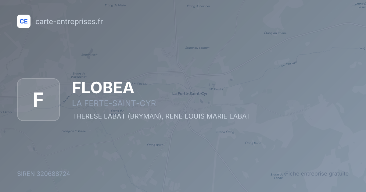 FLOBEA — 320688724 — fiche entreprise