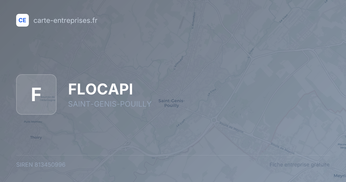 FLOCAPI — 813450996 — fiche entreprise