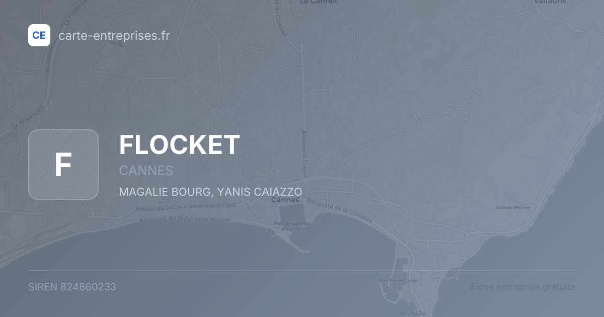 FLOCKET — 824860233 — fiche entreprise