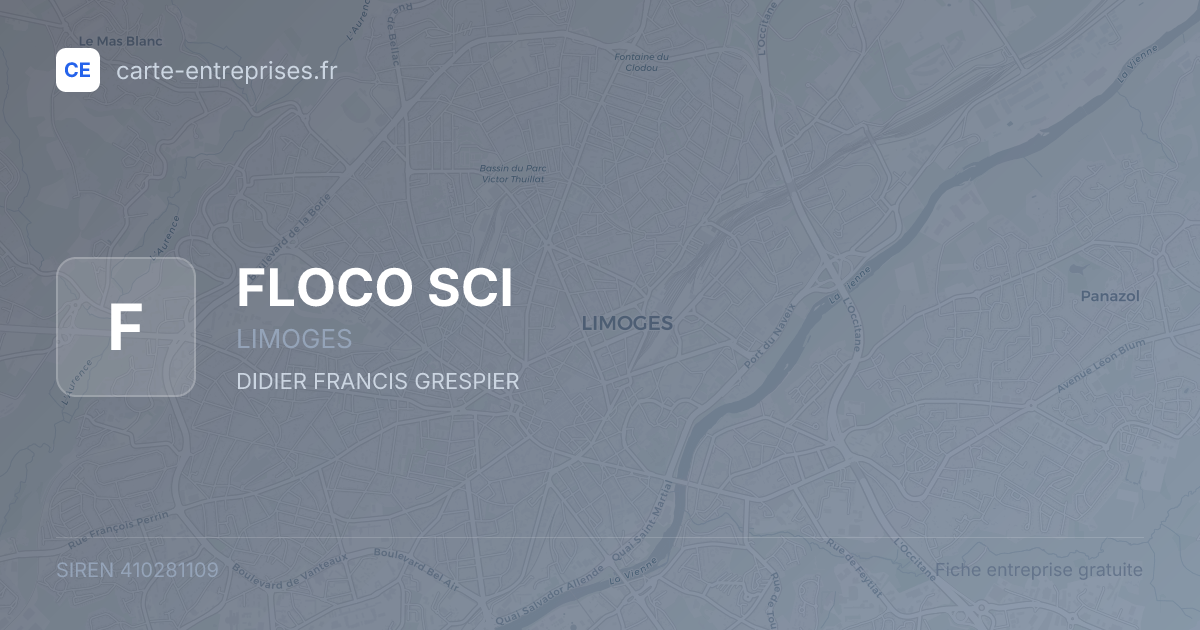FLOCO SCI — 410281109 — fiche entreprise