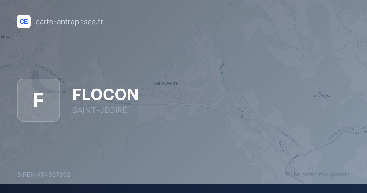 FLOCON — 484927892 — fiche entreprise