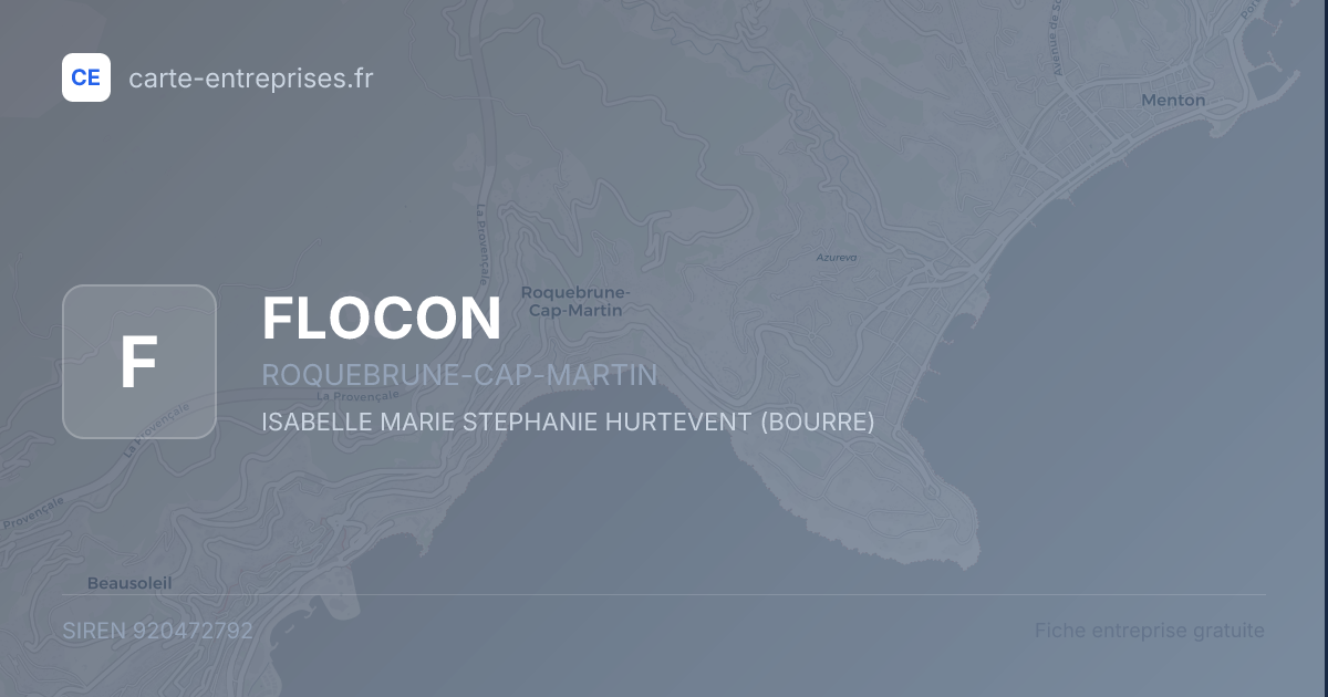FLOCON — 920472792 — fiche entreprise