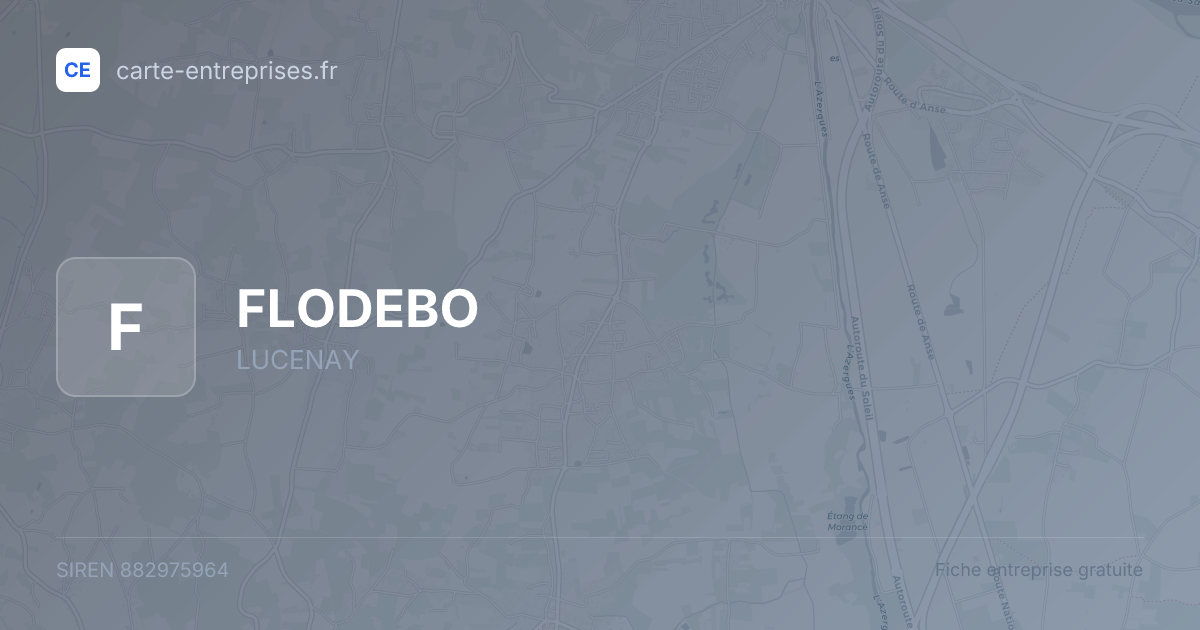 FLODEBO — 882975964 — fiche entreprise