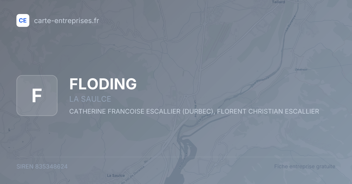 FLODING — 835348624 — fiche entreprise