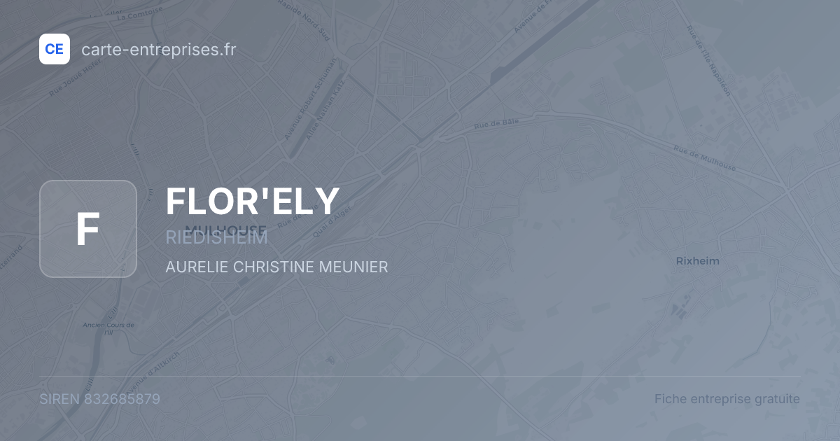 FLOR'ELY — 832685879 — fiche entreprise