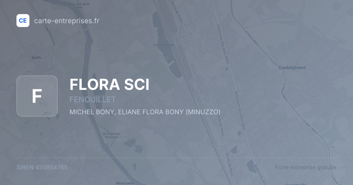 FLORA SCI — 450854765 — fiche entreprise