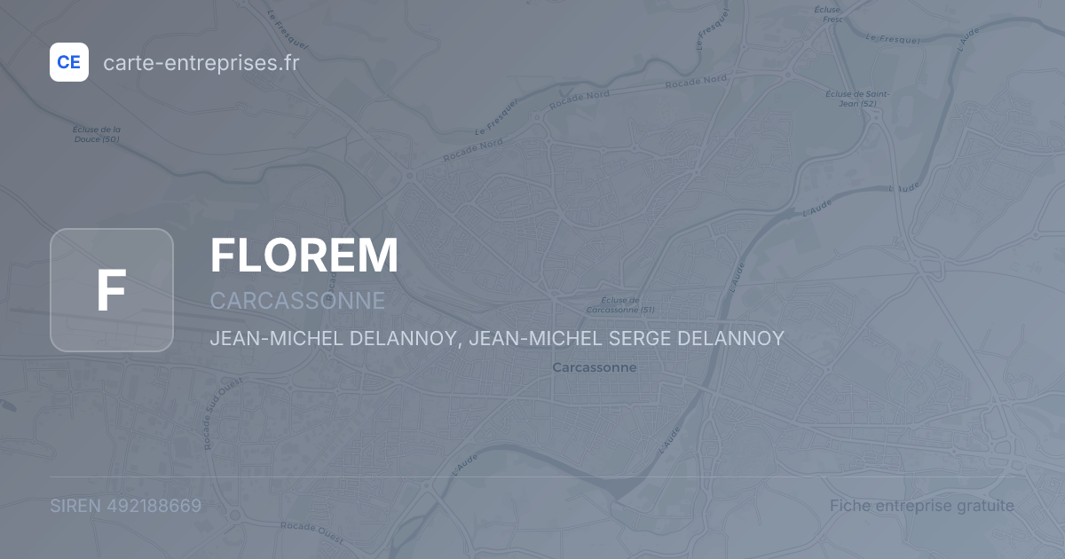 FLOREM — 492188669 — fiche entreprise