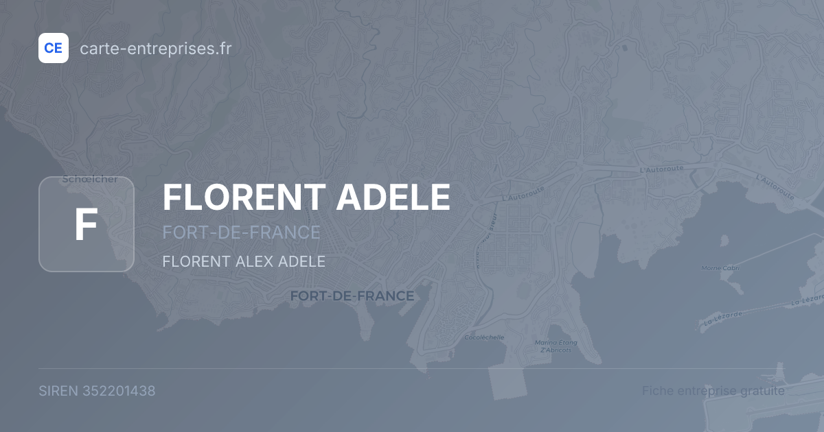 FLORENT ADELE — 352201438 — fiche entreprise
