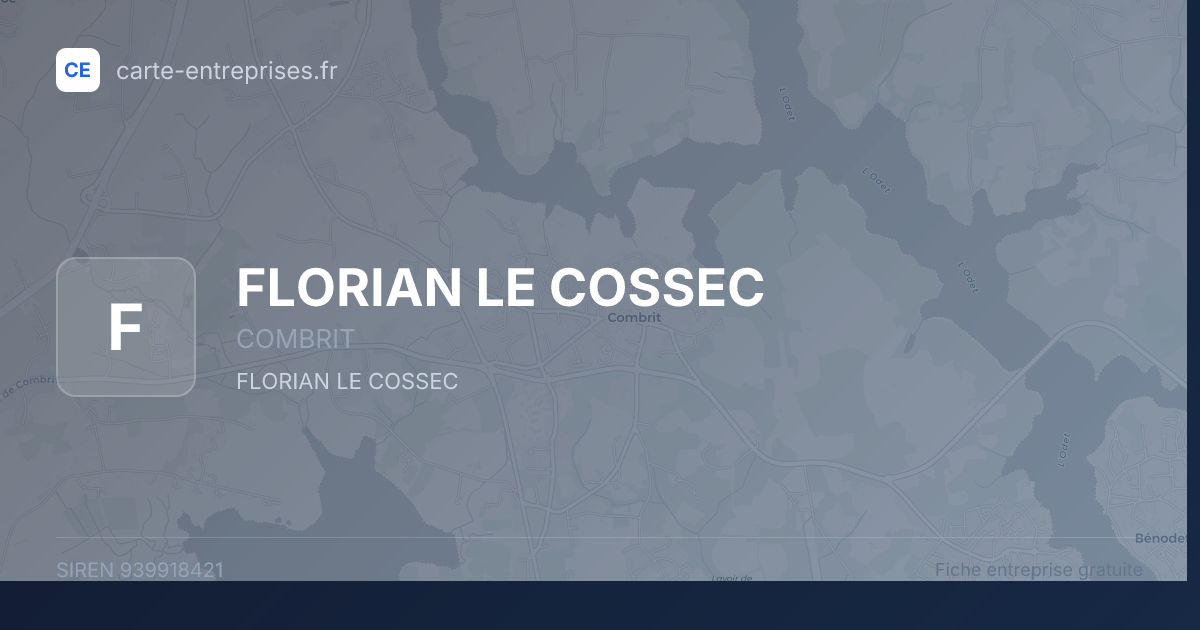 FLORIAN LE COSSEC — 939918421 — fiche entreprise