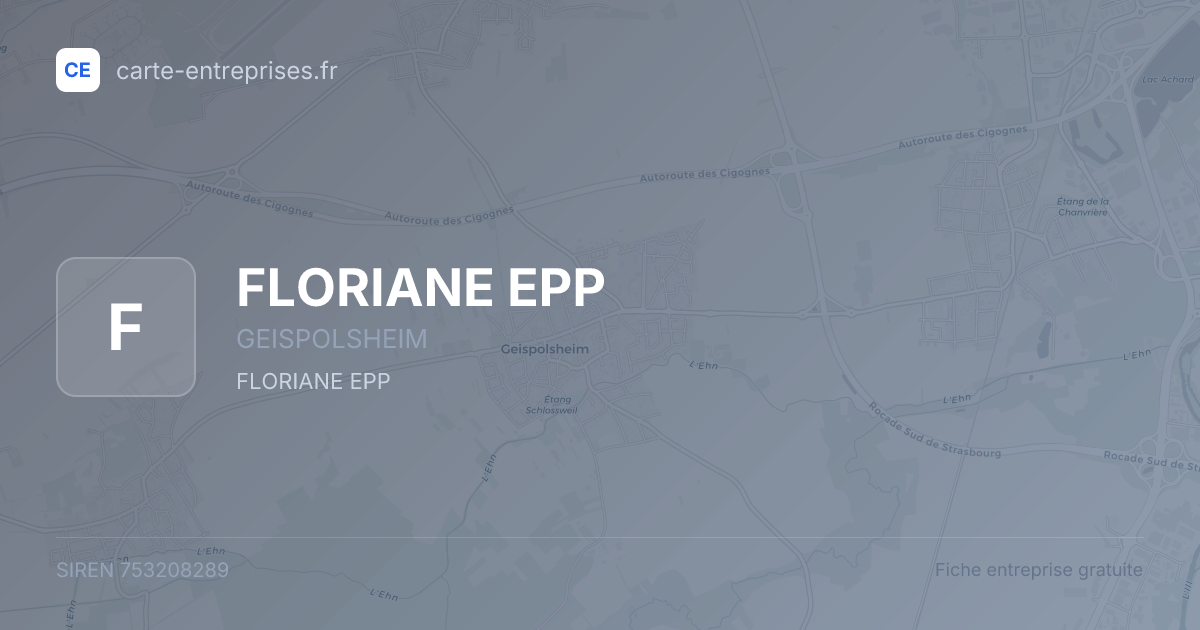 FLORIANE EPP — 753208289 — fiche entreprise