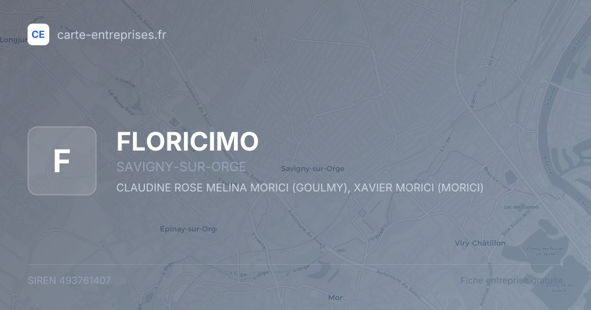 FLORICIMO — 493761407 — fiche entreprise