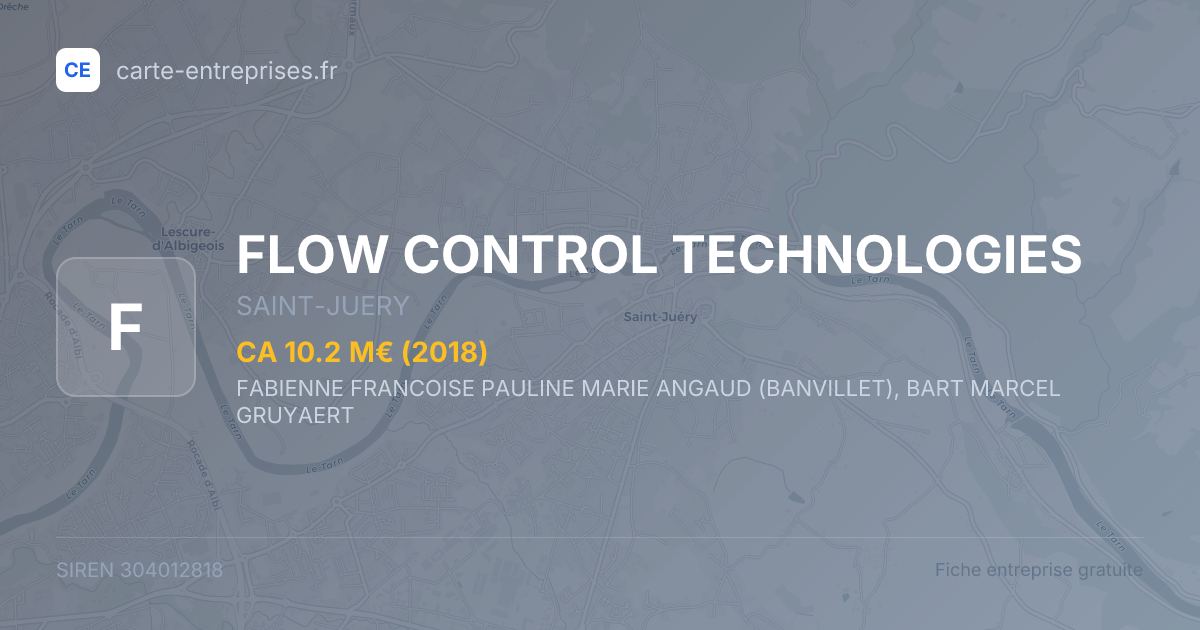 FLOW CONTROL TECHNOLOGIES — 304012818 — fiche entreprise