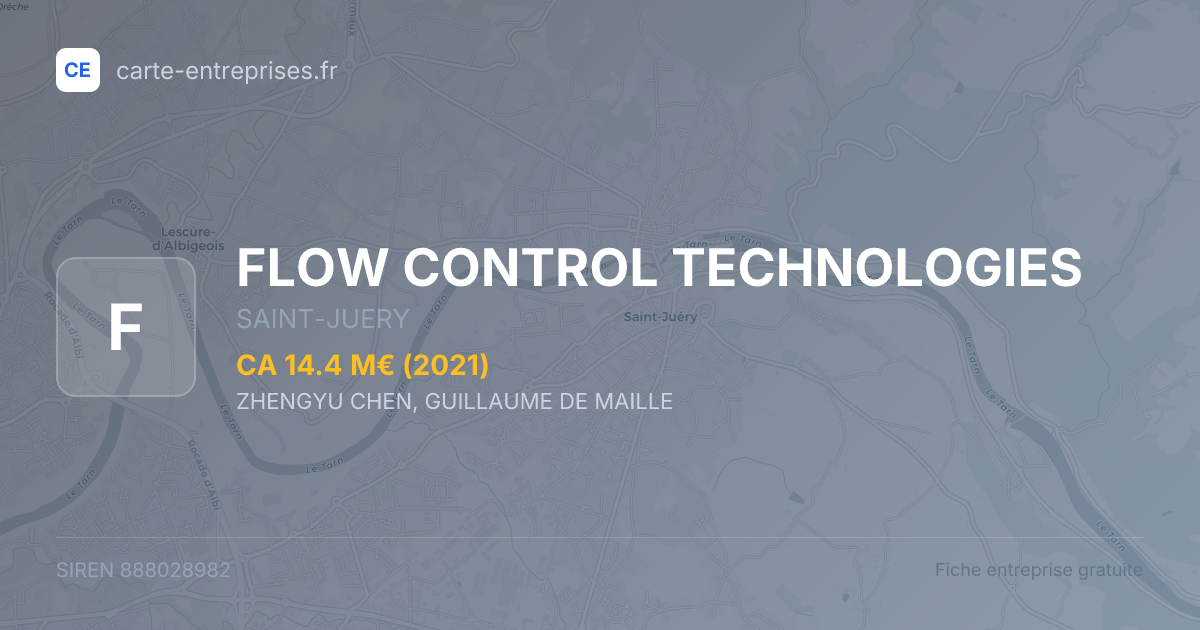 FLOW CONTROL TECHNOLOGIES — 888028982 — fiche entreprise