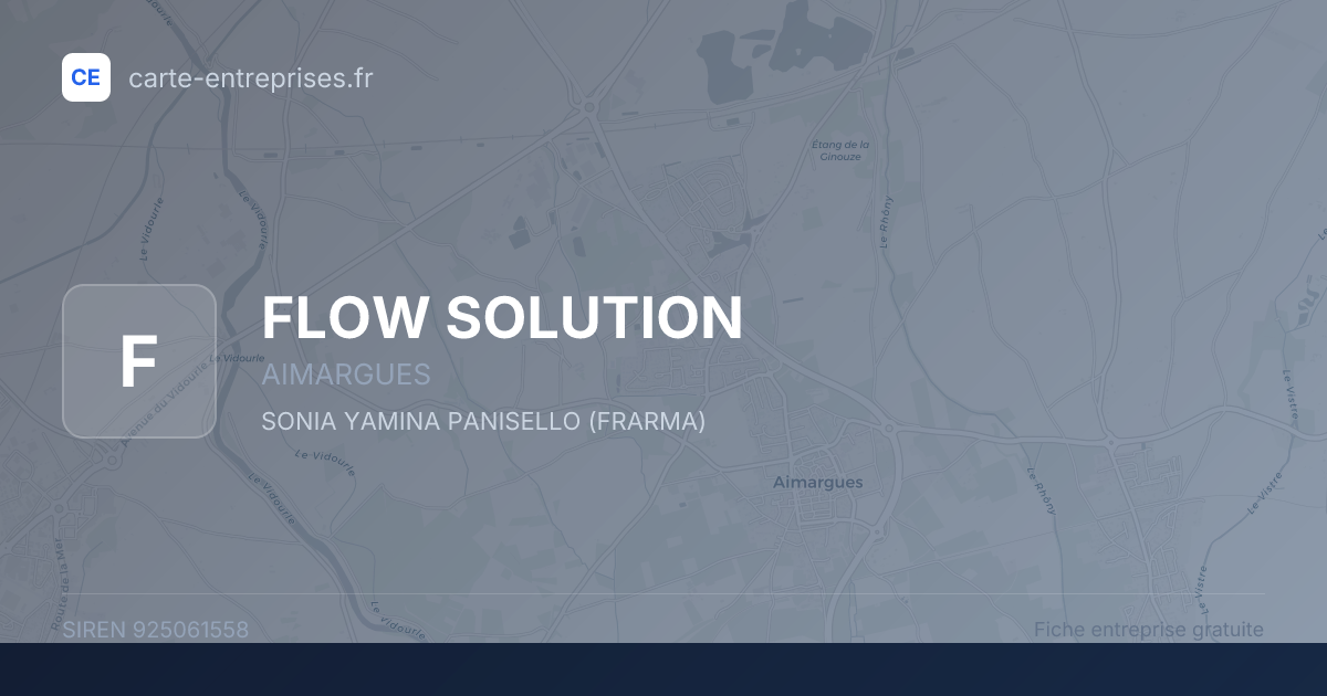 FLOW SOLUTION — 925061558 — fiche entreprise