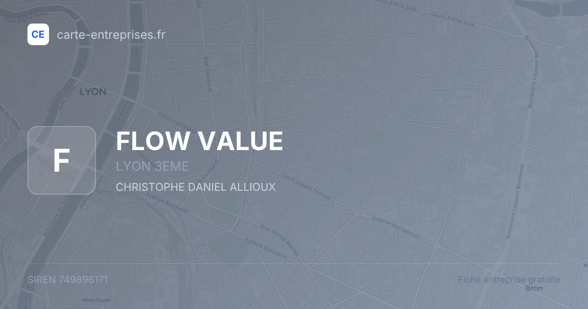 FLOW VALUE — 749896171 — fiche entreprise