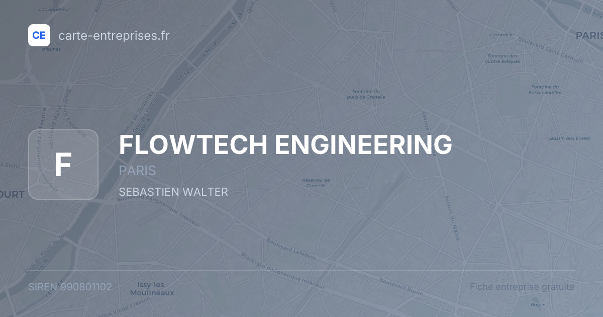 FLOWTECH ENGINEERING — 990801102 — fiche entreprise