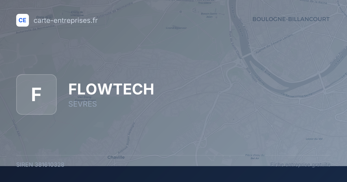 FLOWTECH — 381610328 — fiche entreprise