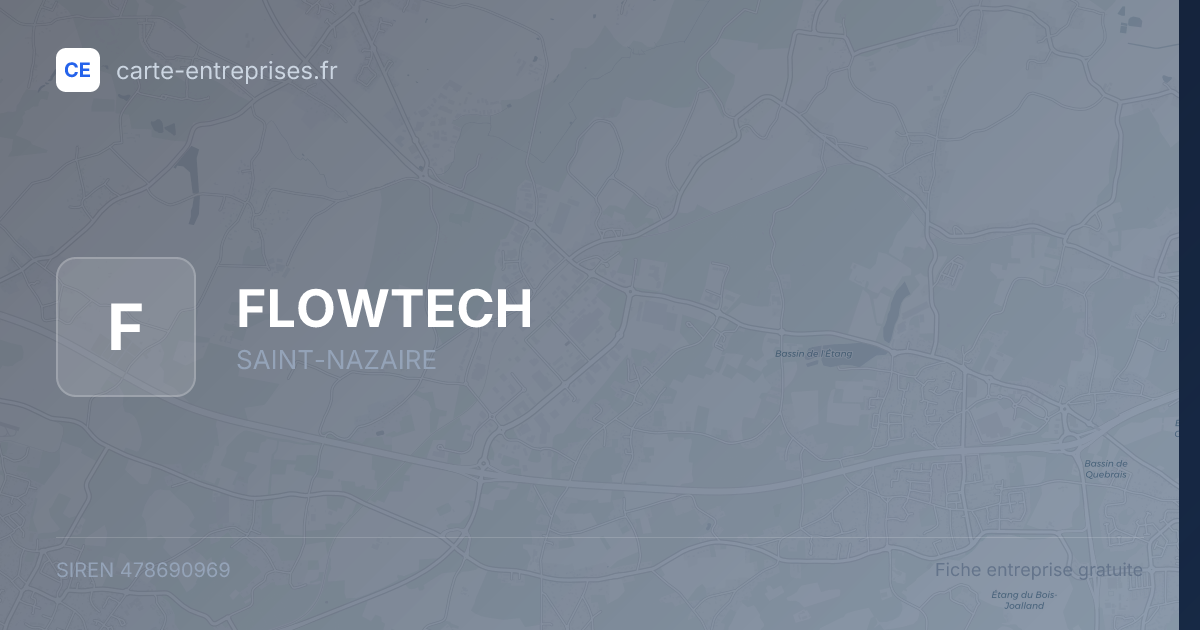FLOWTECH — 478690969 — fiche entreprise