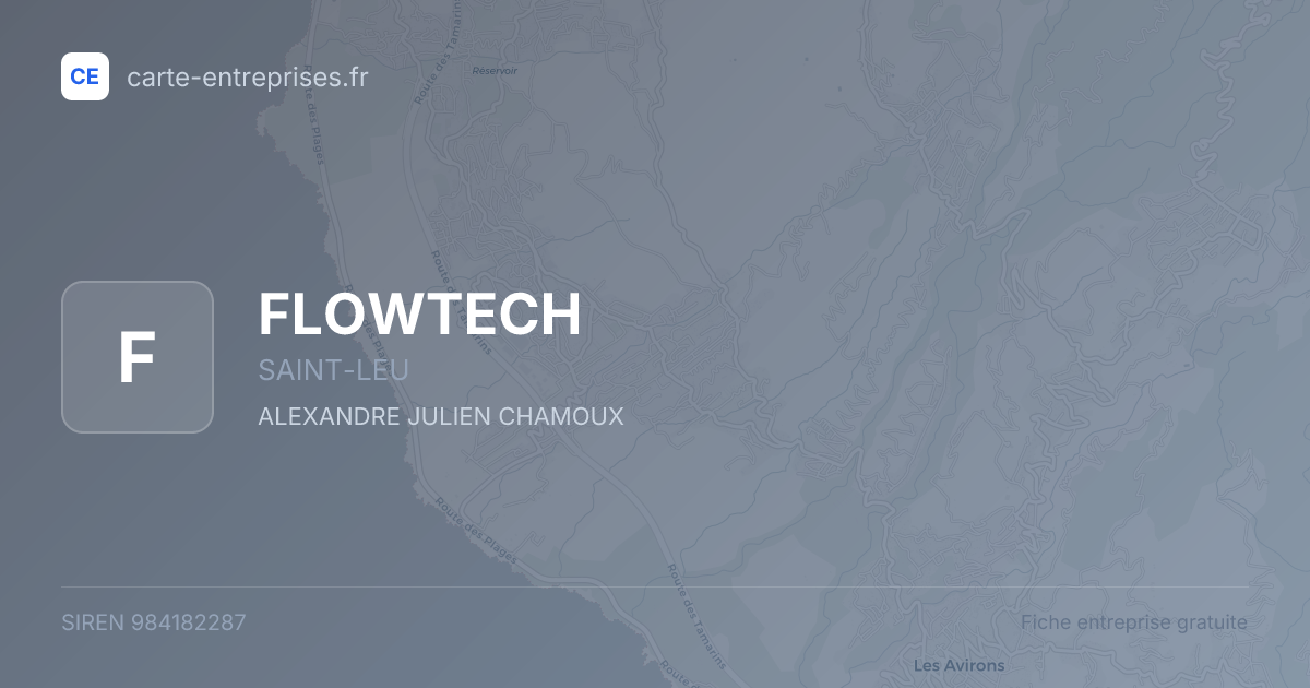 FLOWTECH — 984182287 — fiche entreprise