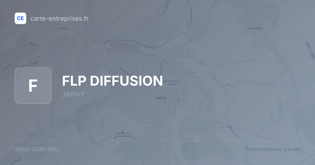 FLP DIFFUSION — 520651902 — fiche entreprise