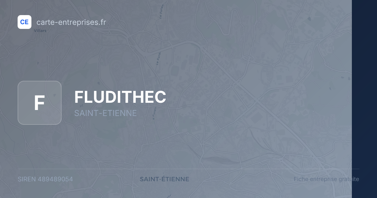 FLUDITHEC — 489489054 — fiche entreprise