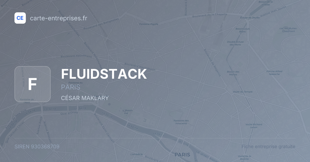 FLUIDSTACK — 930368709 — fiche entreprise