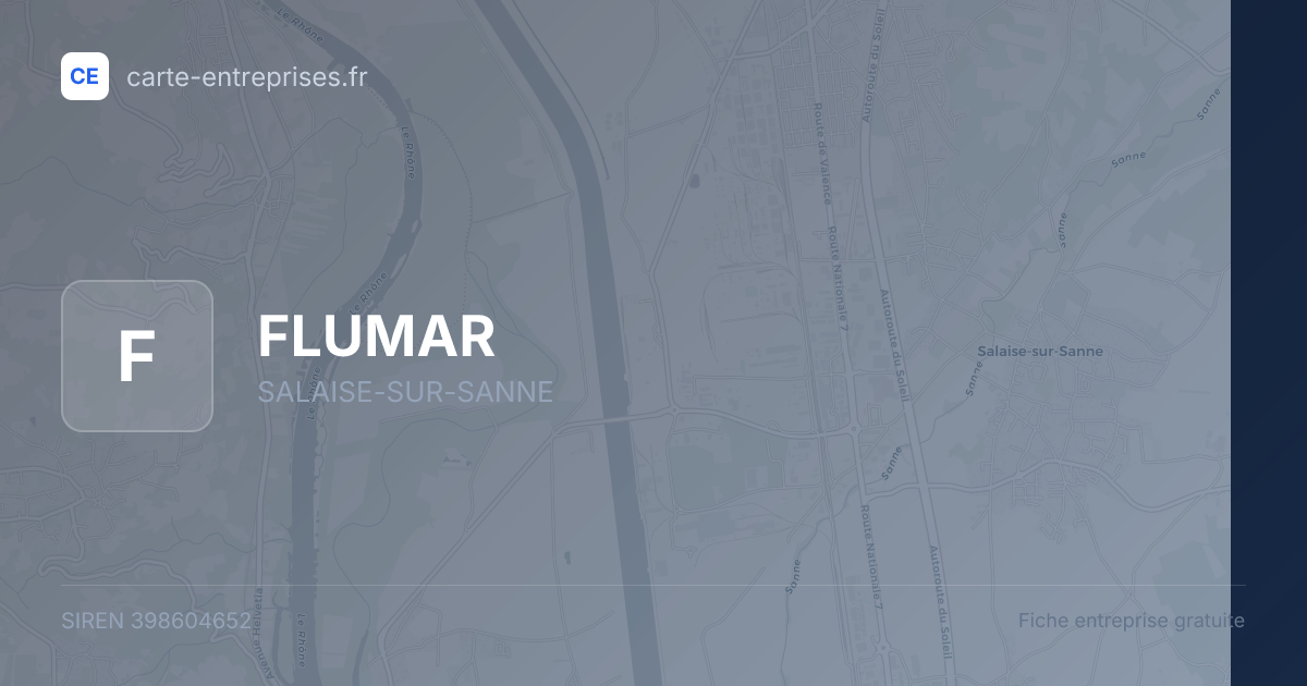 FLUMAR — 398604652 — fiche entreprise