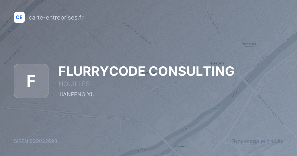 FLURRYCODE CONSULTING — 899022693 — fiche entreprise