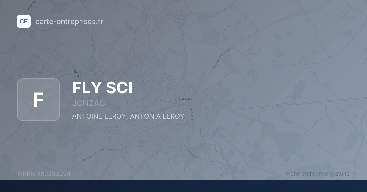 FLY SCI — 492553094 — fiche entreprise
