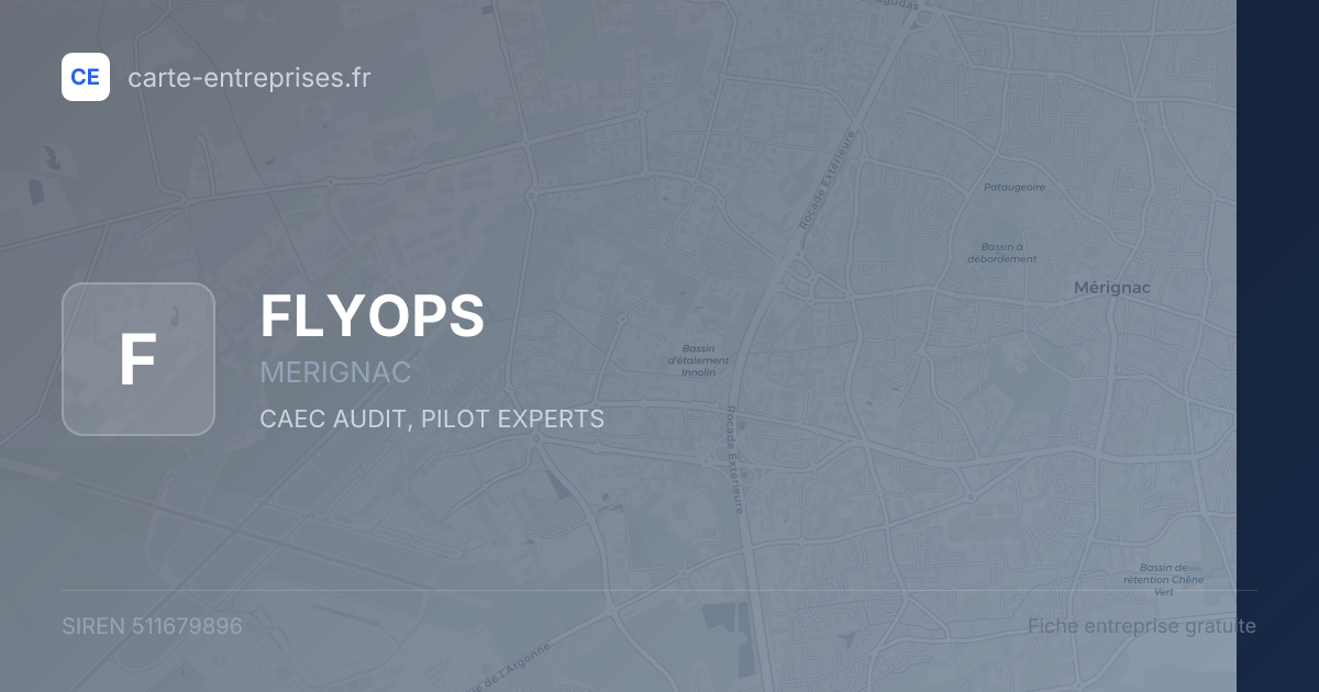 FLYOPS — 511679896 — fiche entreprise