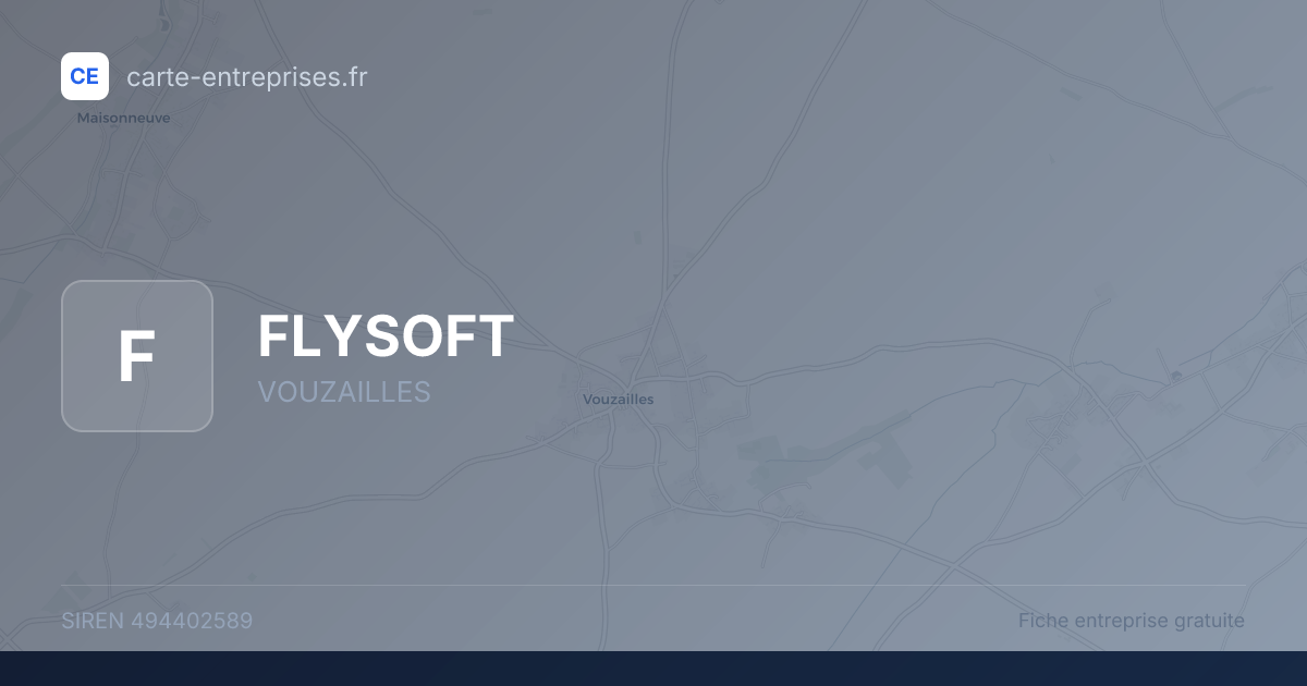 FLYSOFT — 494402589 — fiche entreprise