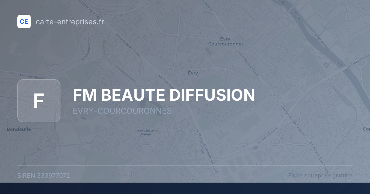 FM BEAUTE DIFFUSION — 333977072 — fiche entreprise