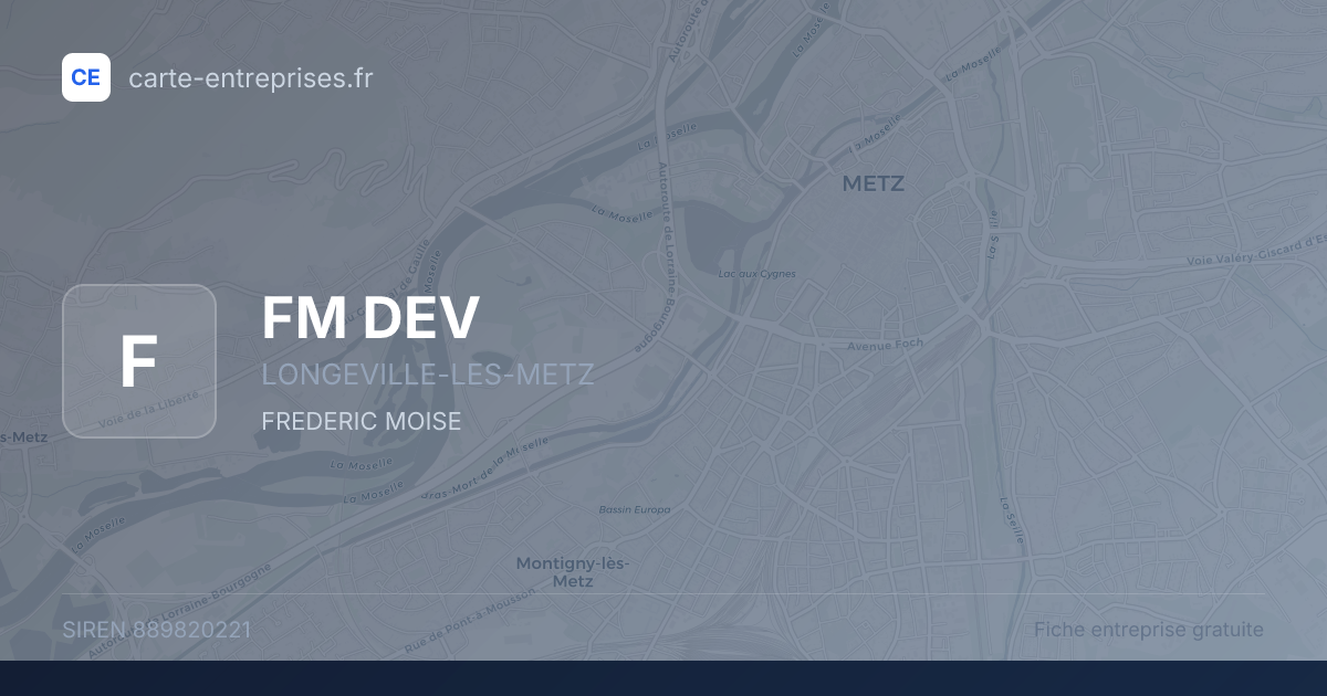 FM DEV — 889820221 — fiche entreprise