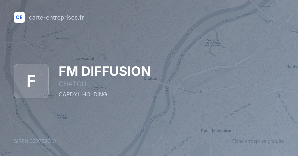 FM DIFFUSION — 339709313 — fiche entreprise