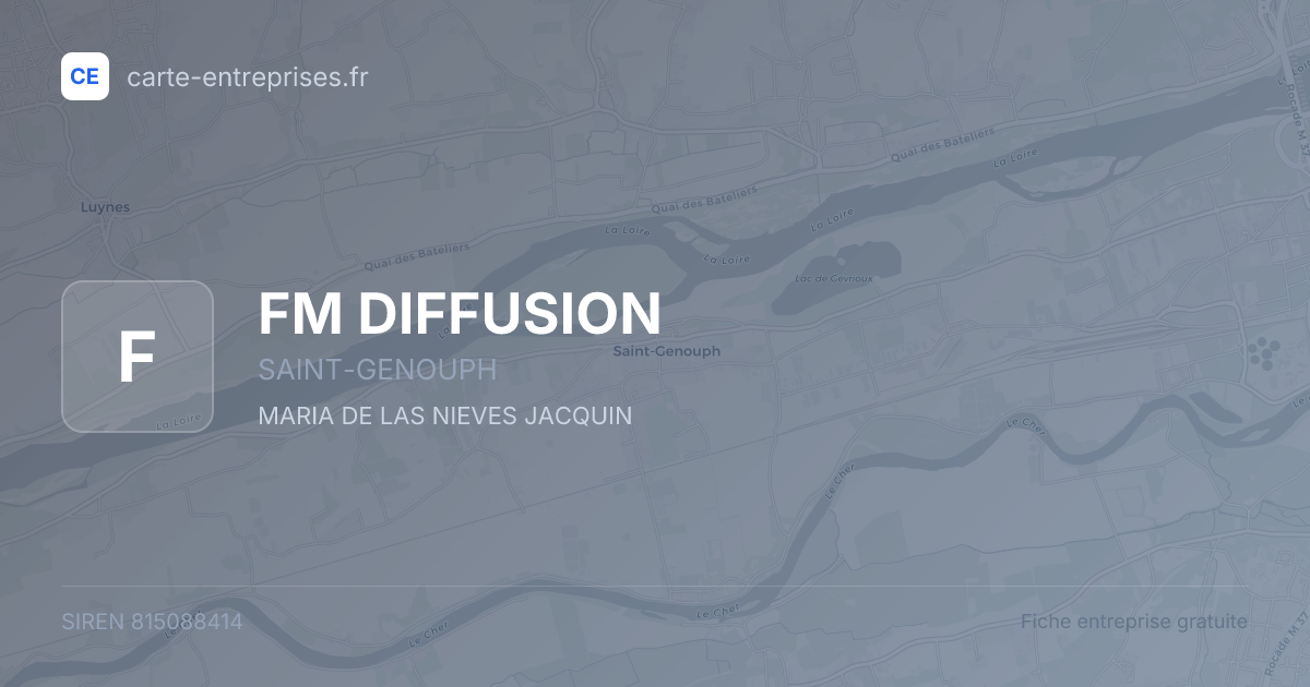 FM DIFFUSION — 815088414 — fiche entreprise