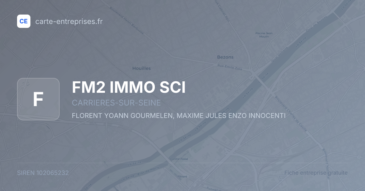 FM2 IMMO SCI — 102065232 — fiche entreprise