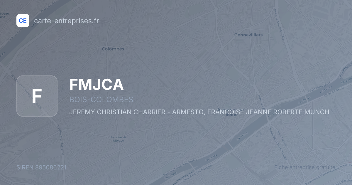 FMJCA — 895086221 — fiche entreprise