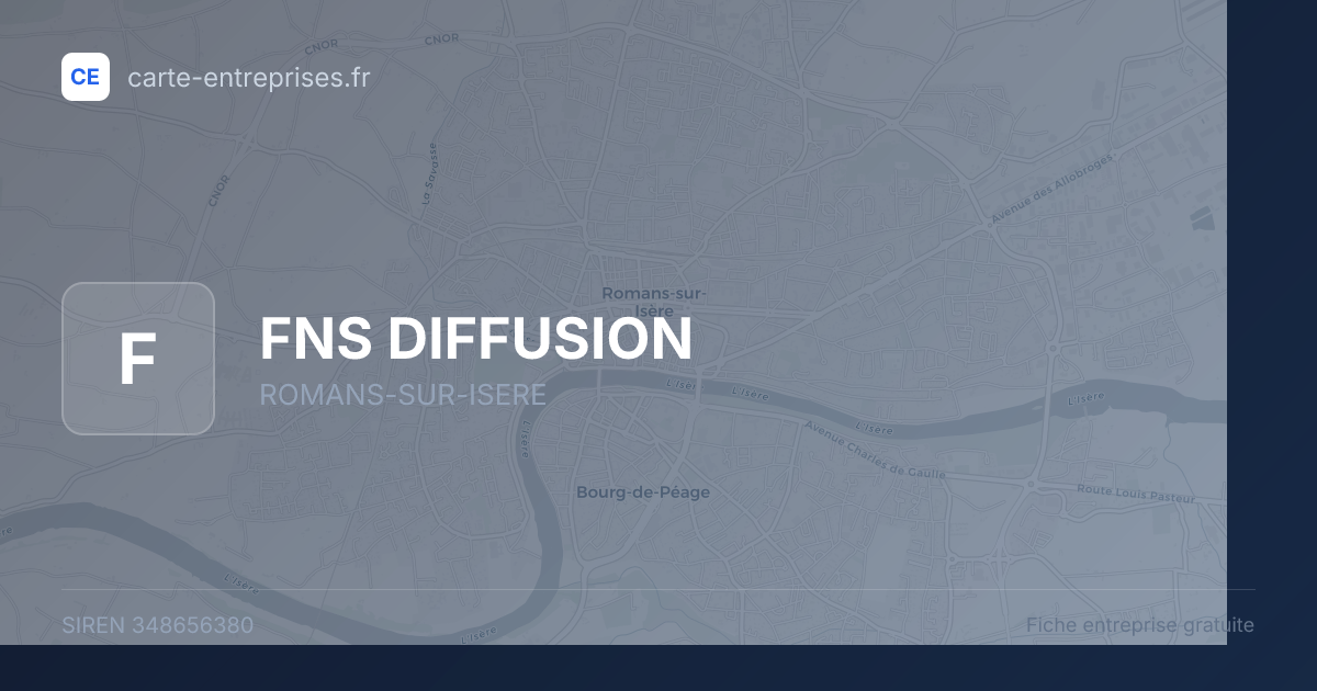 FNS DIFFUSION — 348656380 — fiche entreprise