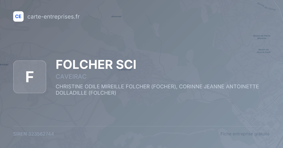 FOLCHER SCI — 323562744 — fiche entreprise