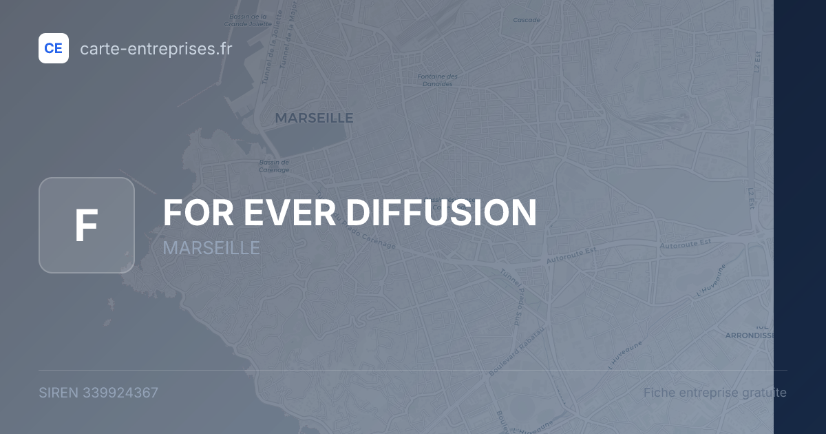 FOR EVER DIFFUSION — 339924367 — fiche entreprise