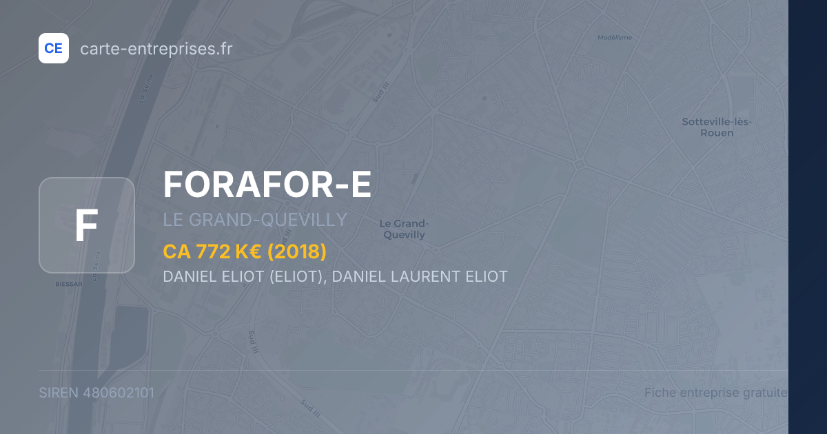FORAFOR-E — 480602101 — fiche entreprise