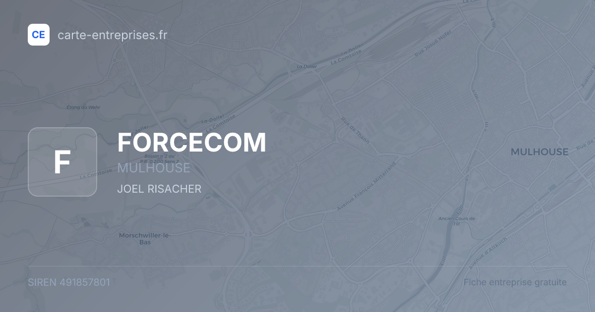 FORCECOM — 491857801 — fiche entreprise