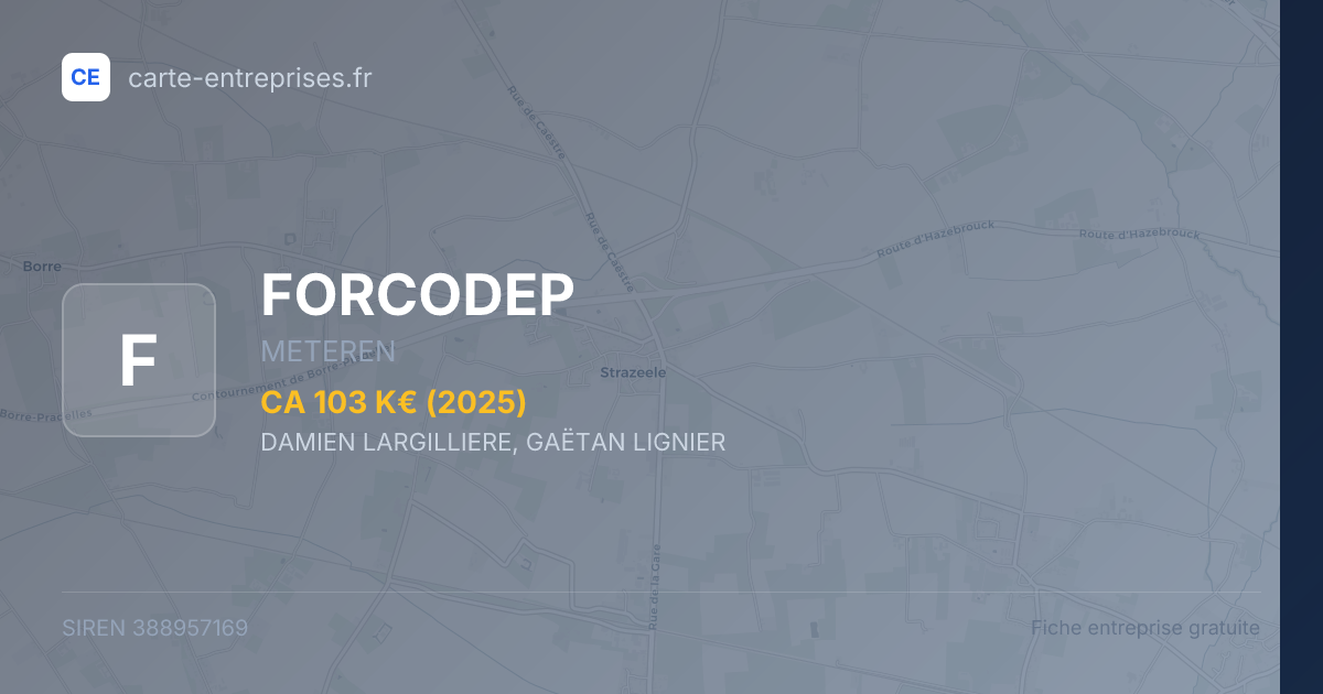 FORCODEP — 388957169 — fiche entreprise