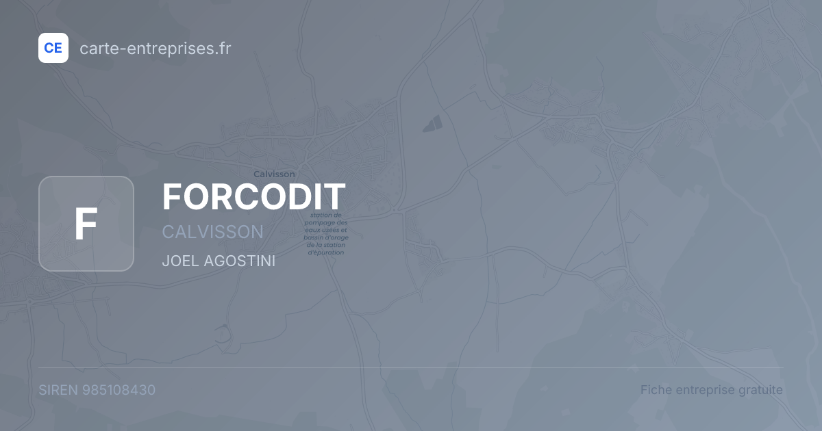 FORCODIT — 985108430 — fiche entreprise