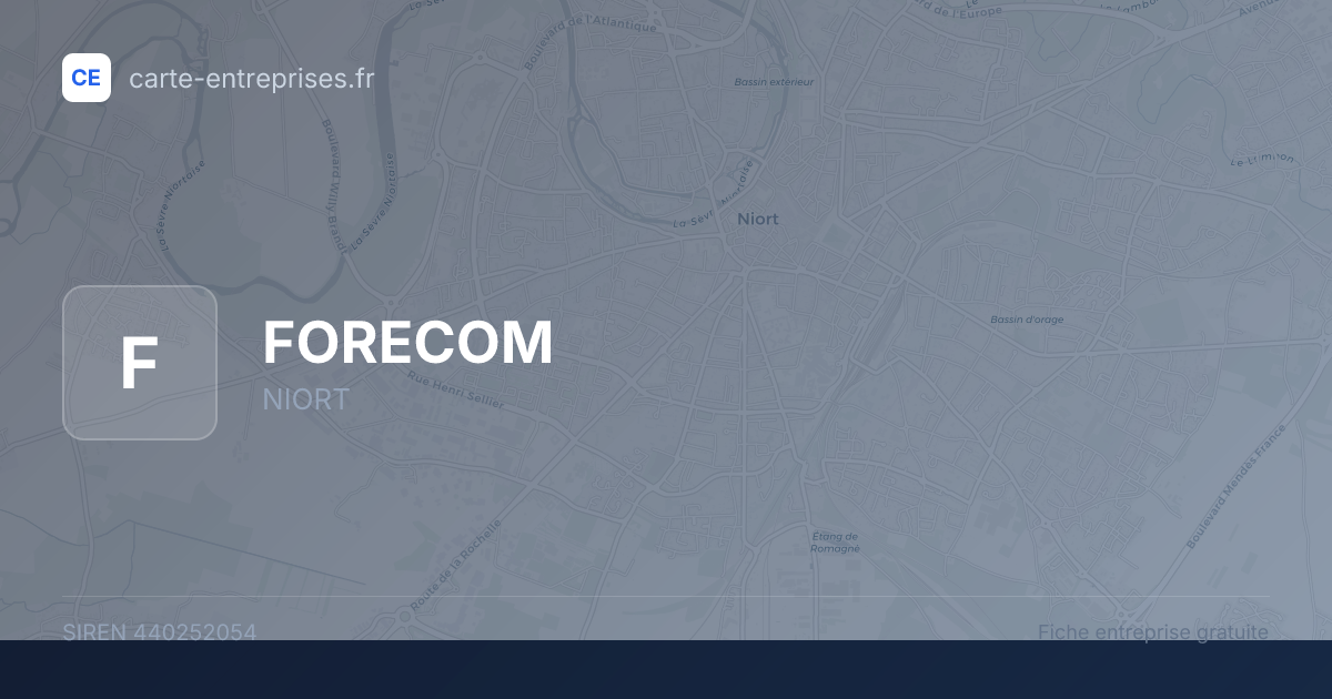 FORECOM — 440252054 — fiche entreprise