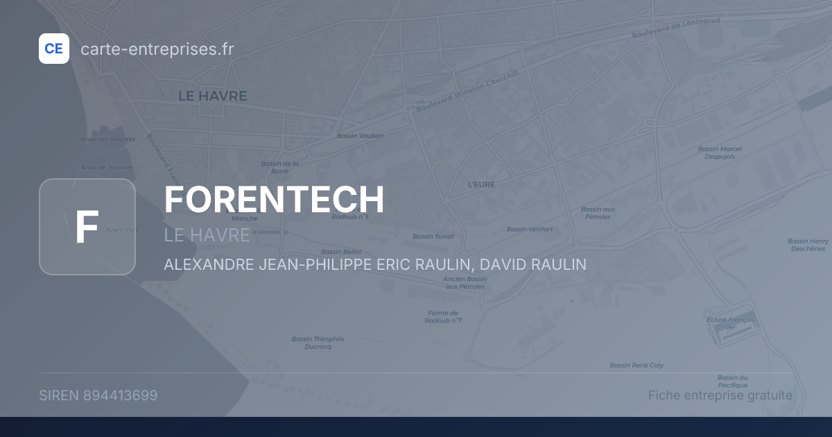 FORENTECH — 894413699 — fiche entreprise