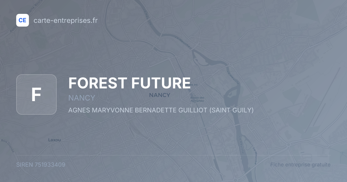 FOREST FUTURE — 751933409 — fiche entreprise