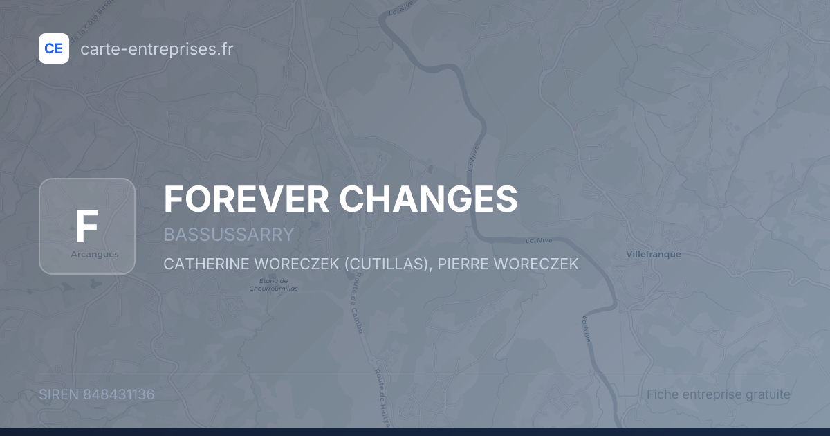 FOREVER CHANGES — 848431136 — fiche entreprise