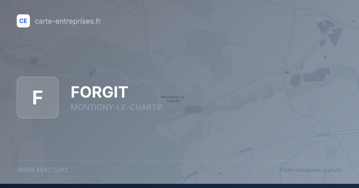 FORGIT — 494270812 — fiche entreprise